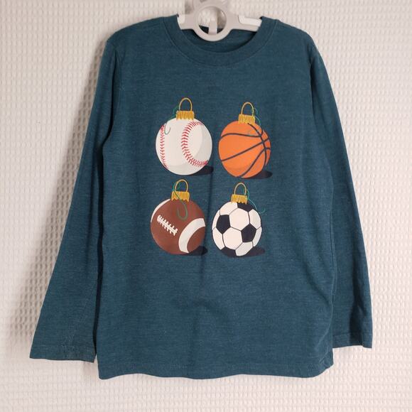 Boys Long Sleeve Shirt Bundle Lot XS 4, 5-6 Cat & Jack Primark Sports Blue Gray - Picture 2 of 16